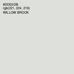#DDE0DB - Willow Brook Color Image